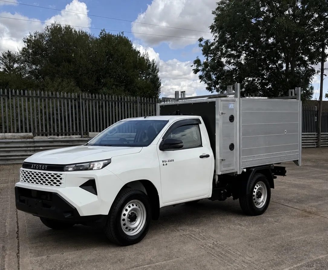 Toyota Hilux arborist tipper supplied by UKVS